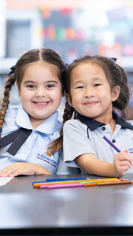St Nicholas of Myra, Penrith students in class