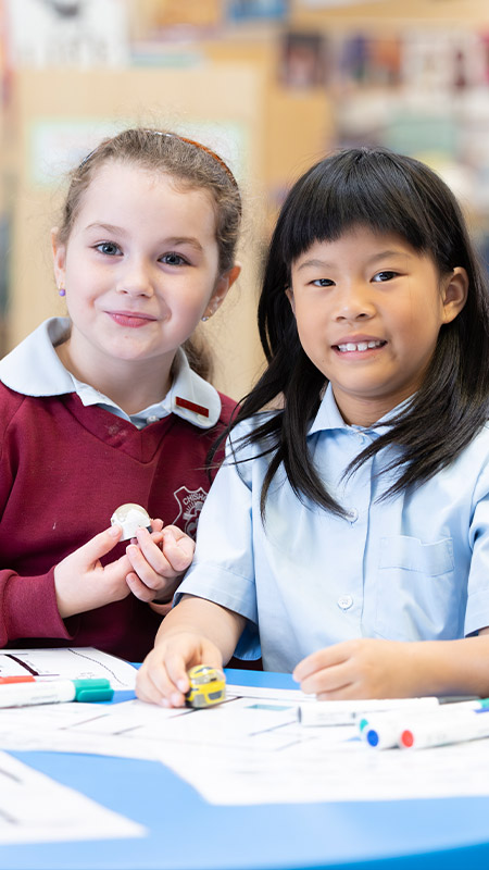 Chisholm Catholic Primary, Bligh Park students in class