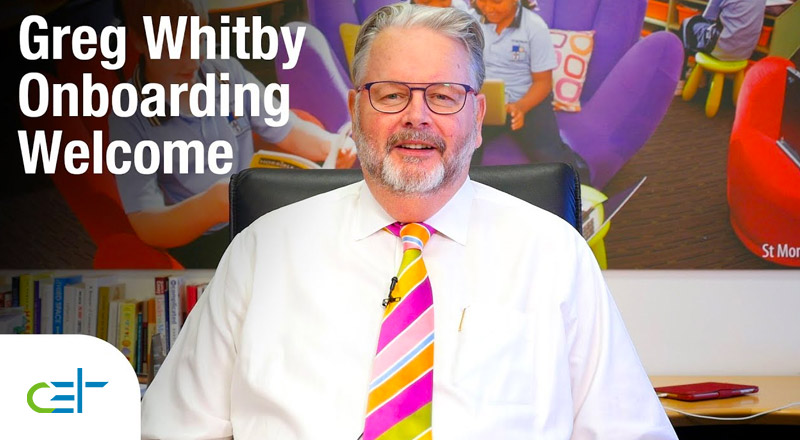 Greg Whitby Onboarding Message-Catholic Schools Parramatta Diocese Ltd