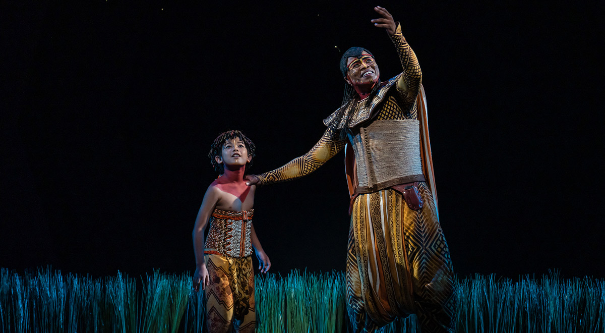 Elijah Camerino plays Young Simba in Disney's Lion King - St Luke's Catholic College