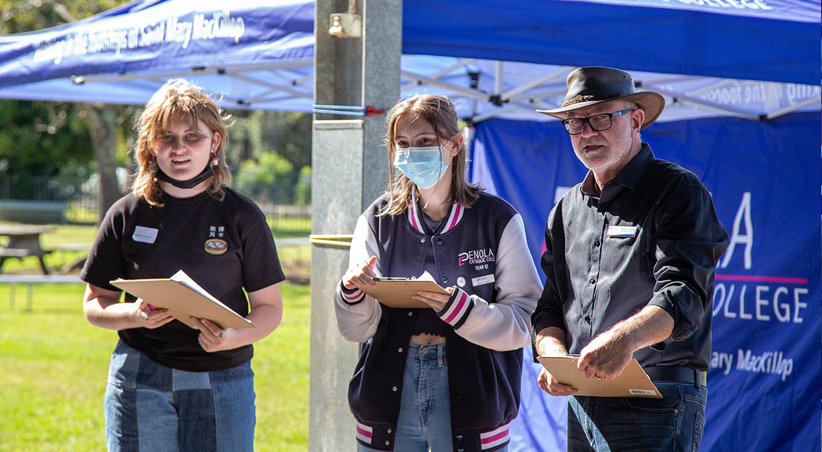 Robert Feeney, St Thomas Aquinas Catholic Primary Springwood, Penola Catholic College Emu Plains, Bishop Vincent Long OFM Conv, Bishop of Parramatta
