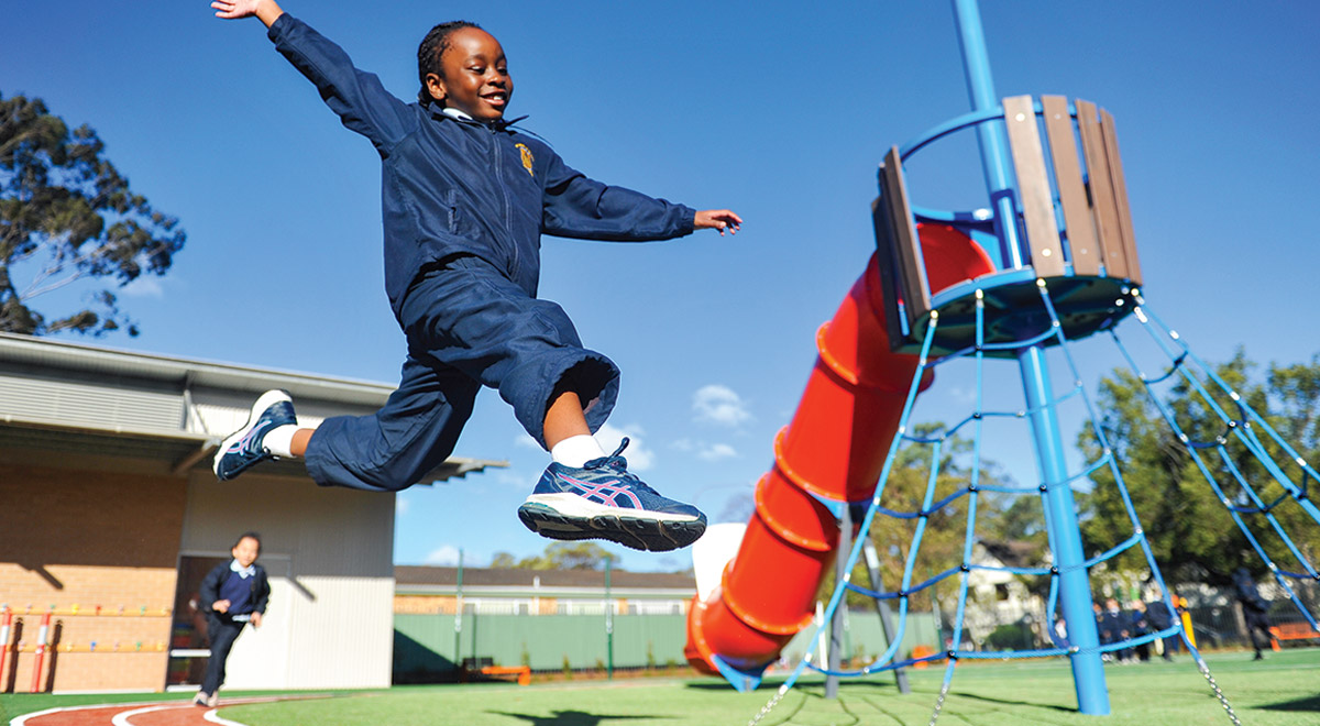 New playground a winner | St Nicholas of Myra Penrith
