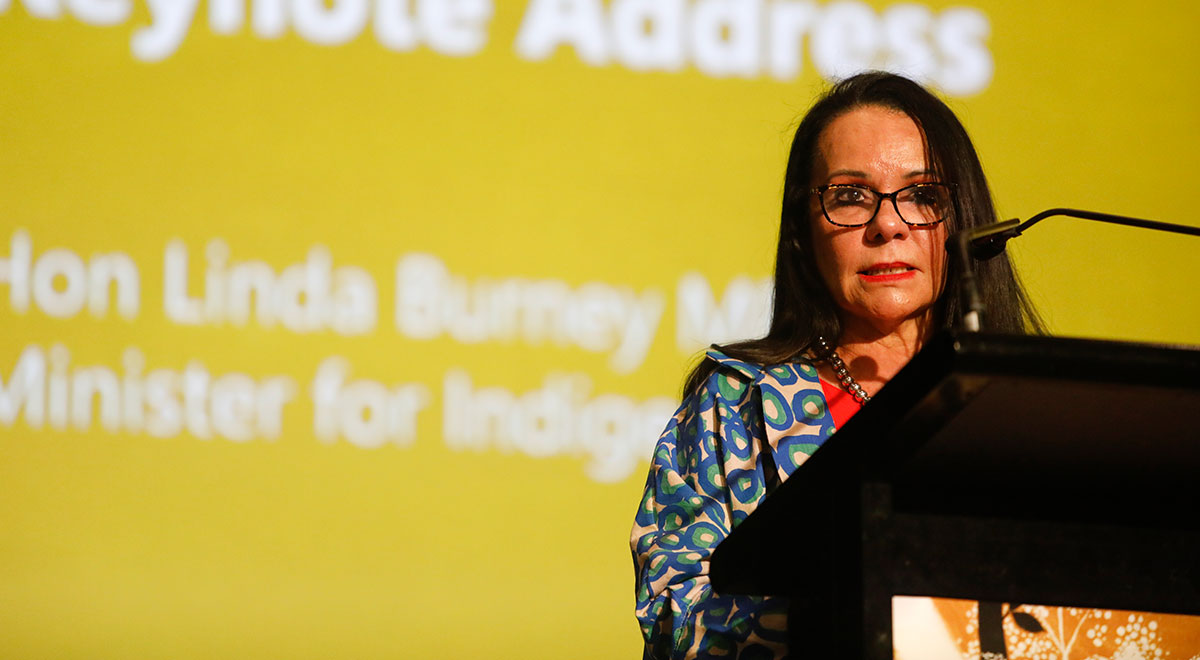 Federal Minister for Indigenous Australians Linda Burney has visited Leura to speak on the state of education for Aboriginal and Torres Strait Islander people