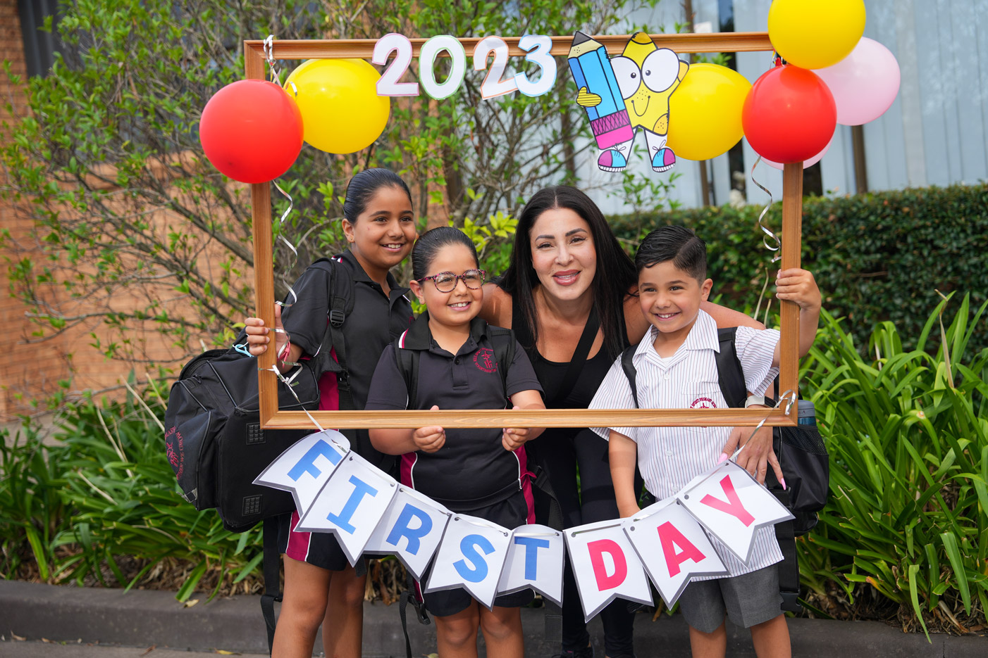 New students starting at Holy Spirit Primary, St Clair.