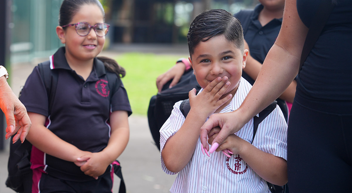 New students starting at Holy Spirit Primary, St Clair.