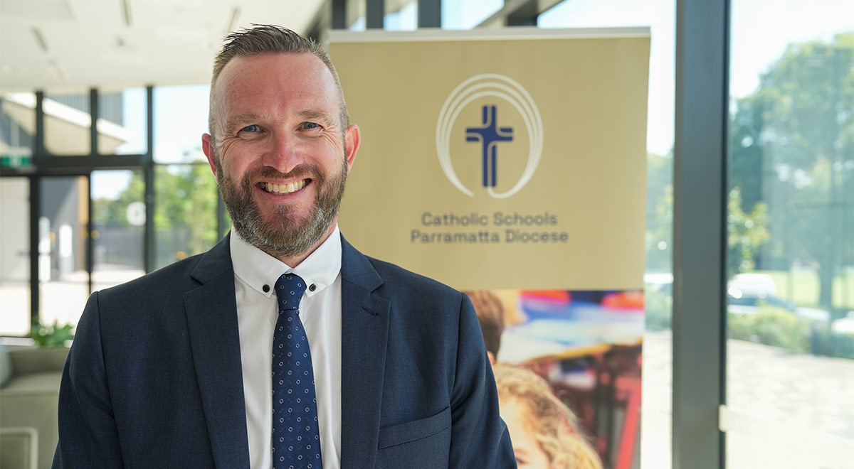 Matthew Bond, Principal of Our Lady of the Nativity Primary, Lawson.