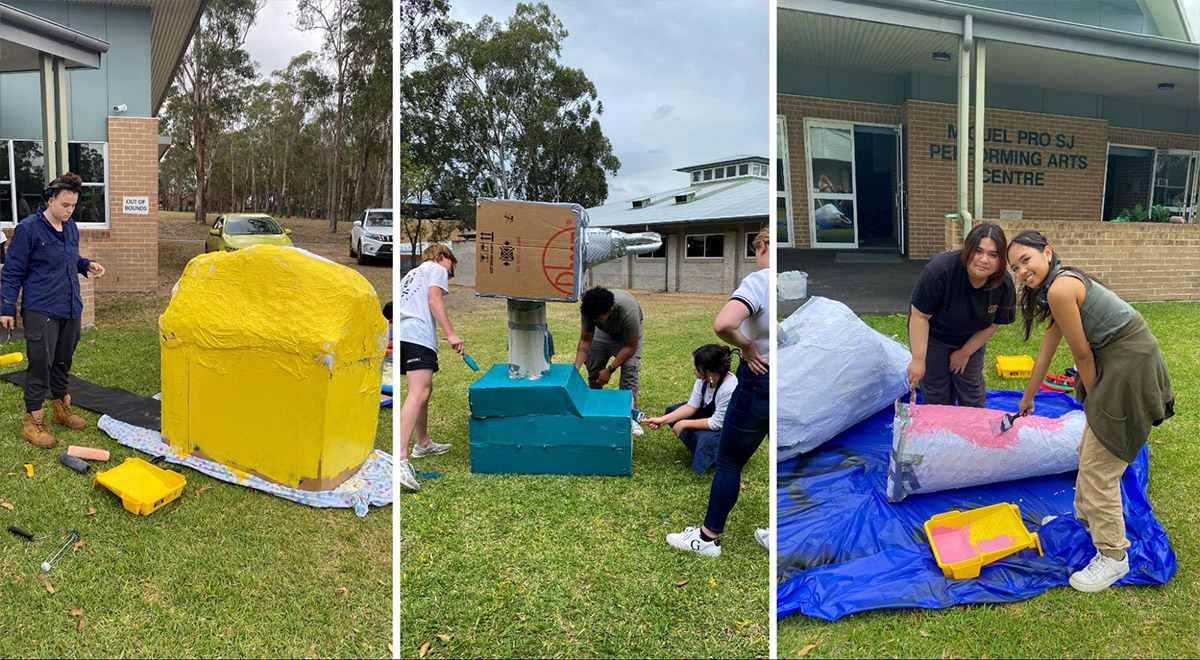 The CAPTIVATE Visual Arts team enjoyed an engaging final term with students from throughout the Parramatta Diocese