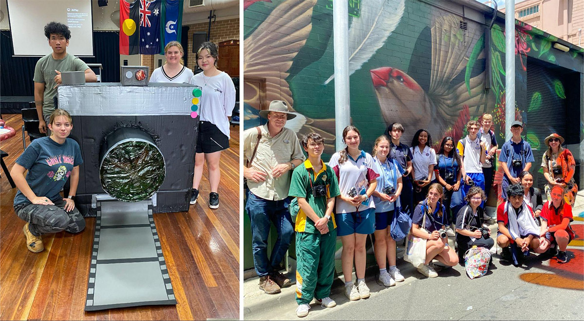 The CAPTIVATE Visual Arts team enjoyed an engaging final term with students from throughout the Parramatta Diocese