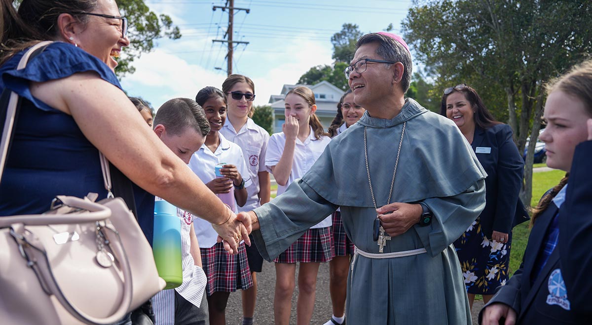 Bishop Vincent Long OMF Conv at the CSPD Project Compassion launch