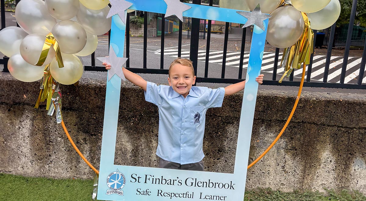 St Finbar's Primary Glenbrook rolled out the red carpet
