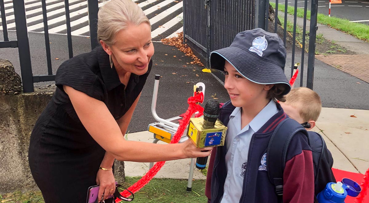 St Finbar's Primary Glenbrook rolled out the red carpet