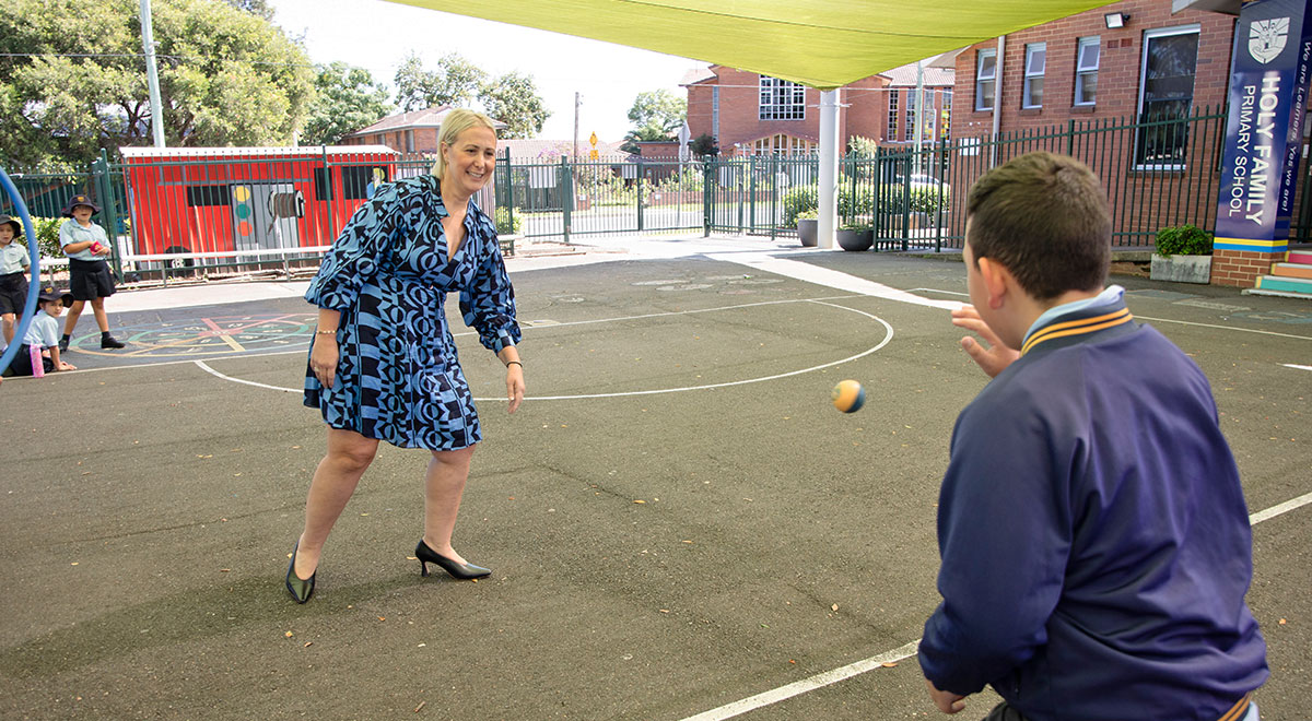 Louise Kingsley, Assistant Principal of Holy Family Primary Granville