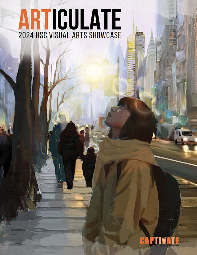 Yashica Patel artwork on the cover of ARTICULATE