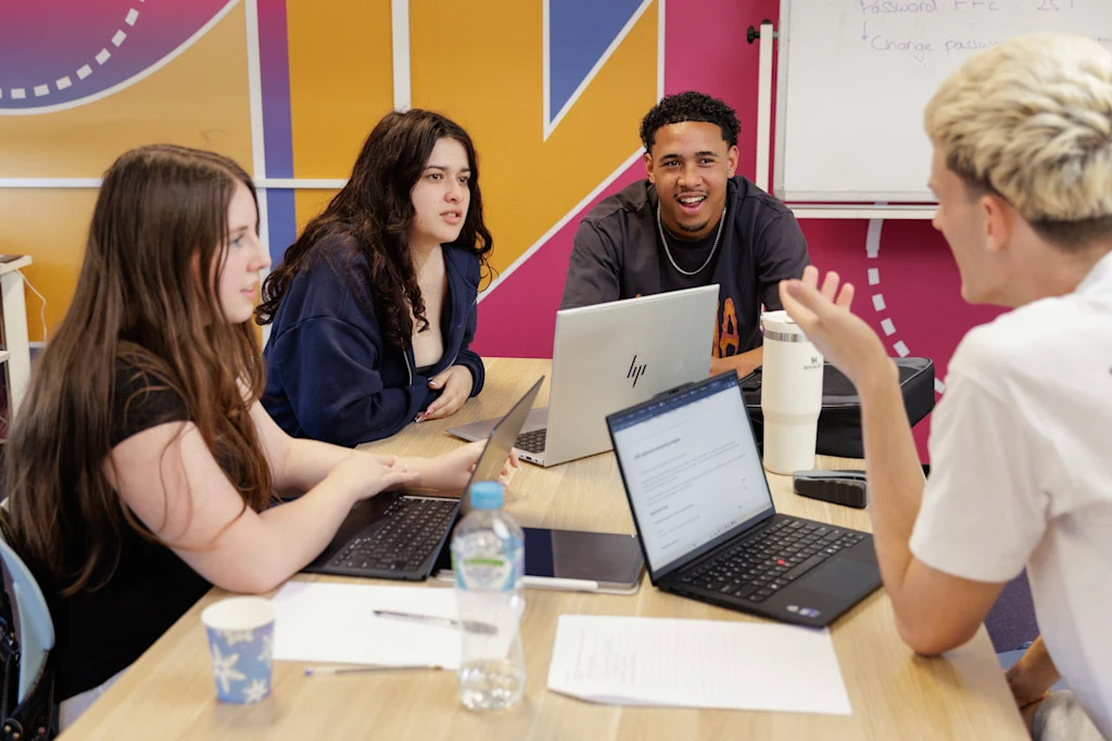 Matraville Sports High School students Silvana Kennedy and Dennis Taukafa have been going back to school for study sessions.Credit: Max Mason-Hubers