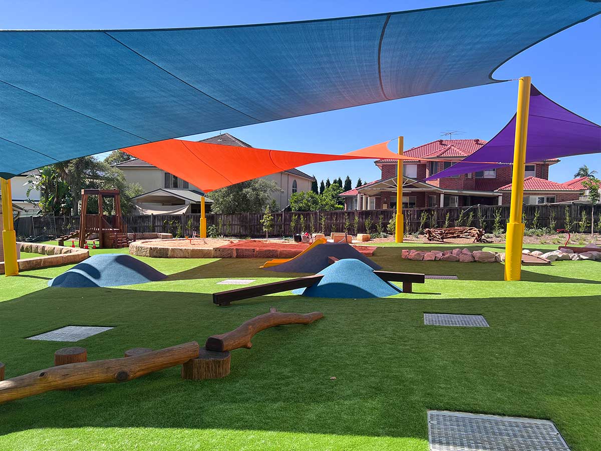 The playground at St Angela's has recently been refurbished