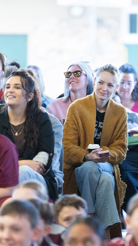 Parents attending event at Chisholm Catholic Primary, Bligh Park