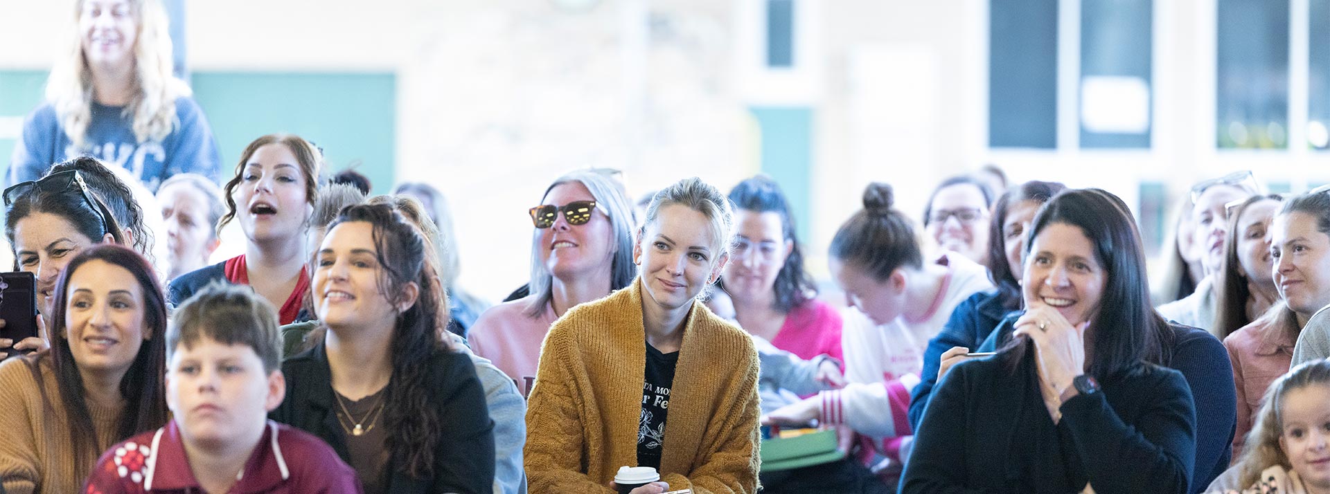 Parents attending event at Chisholm Catholic Primary, Bligh Park